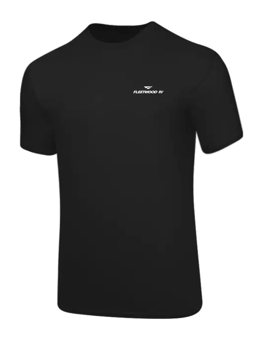 Core Blend Black T-Shirt w/Fleetwood RV Logo