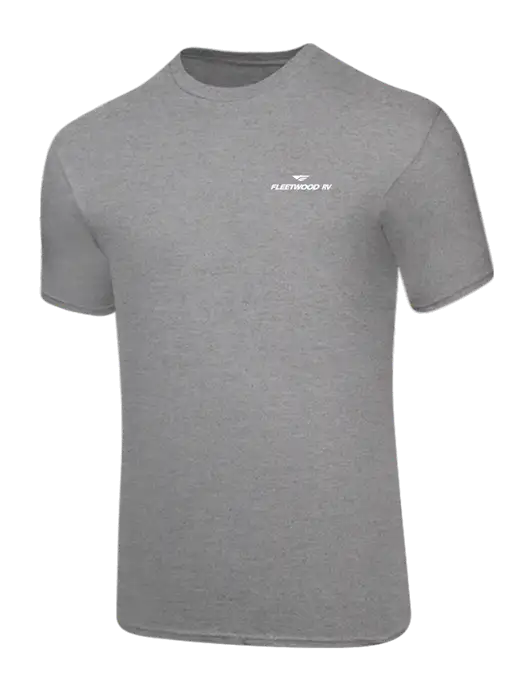 Core Blend Medium Grey Heather T-Shirt w/Fleetwood RV Logo