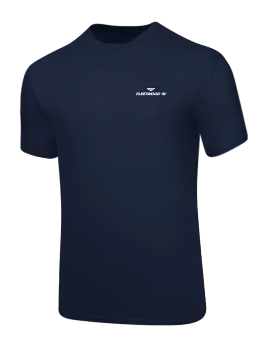 Core Blend Navy T-Shirt w/Fleetwood RV Logo