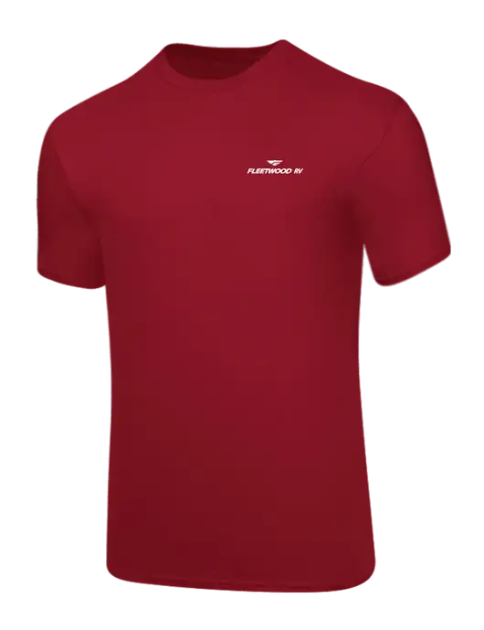 Core Blend Red T-Shirt w/Fleetwood RV Logo