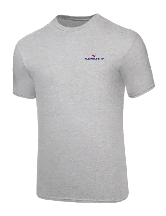 Core Blend Light Grey Heather T-Shirt w/Fleetwood RV Logo