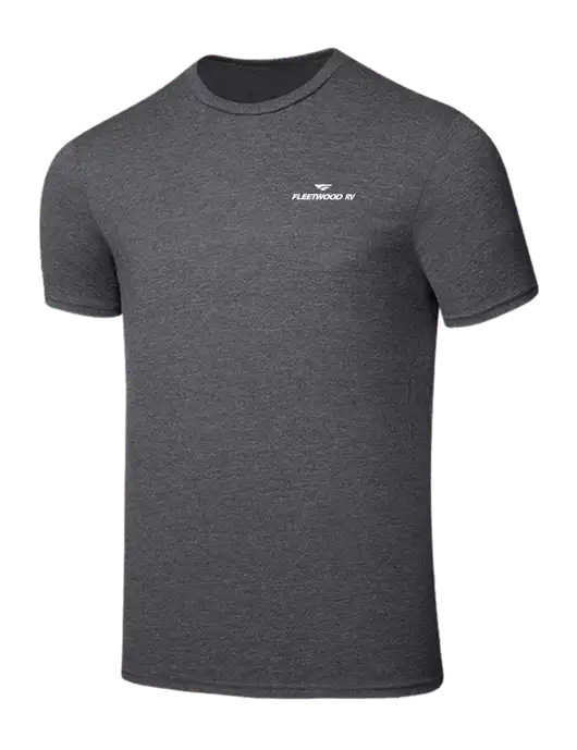Seriously Soft Heathered Charcoal T-Shirt w/Fleetwood RV Logo