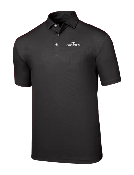 Callaway Birdseye Black Polo w/Fleetwood RV Logo