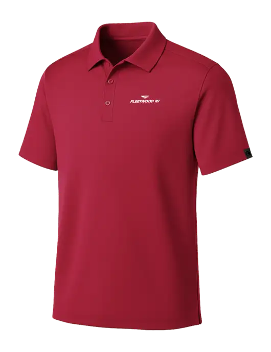 OGIO Red Framework Polo w/Fleetwood RV Logo