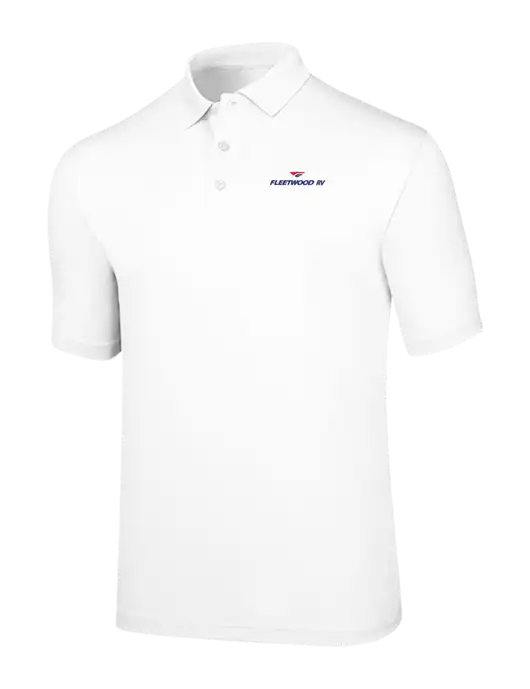 Callaway Opti-Dri White Chev Polo w/Fleetwood RV Logo