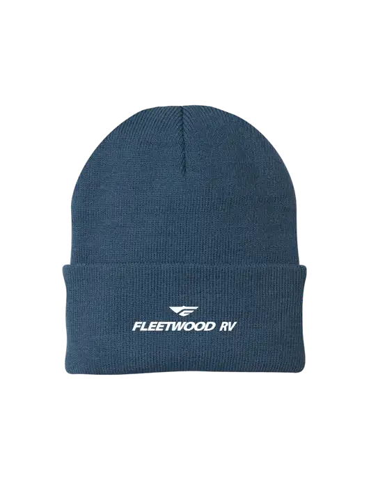 Dark Slate Knit Cap w/Fleetwood RV Logo