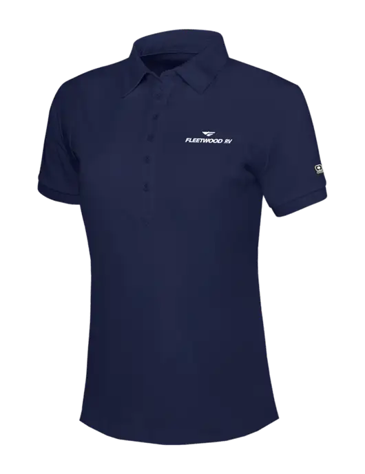 OGIO Womens Navy Jewel Polo w/Fleetwood RV Logo