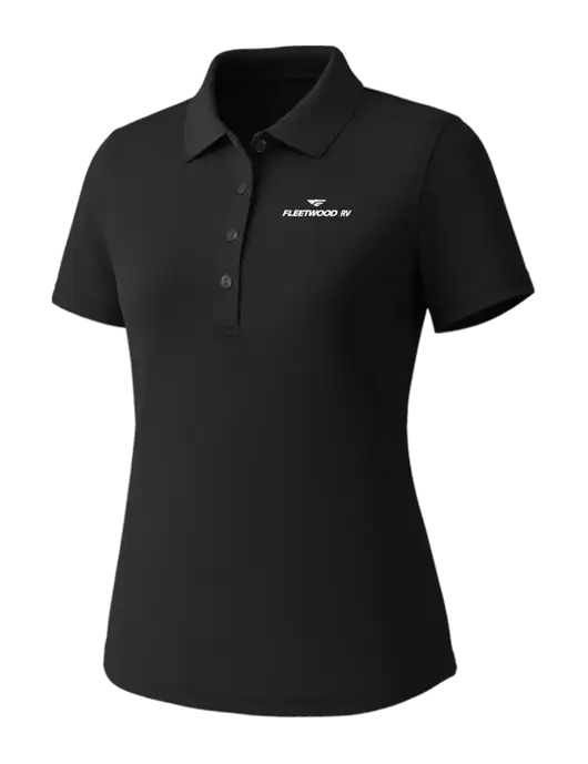 Callaway Womens Core Black Performance Polo w/Fleetwood RV Logo