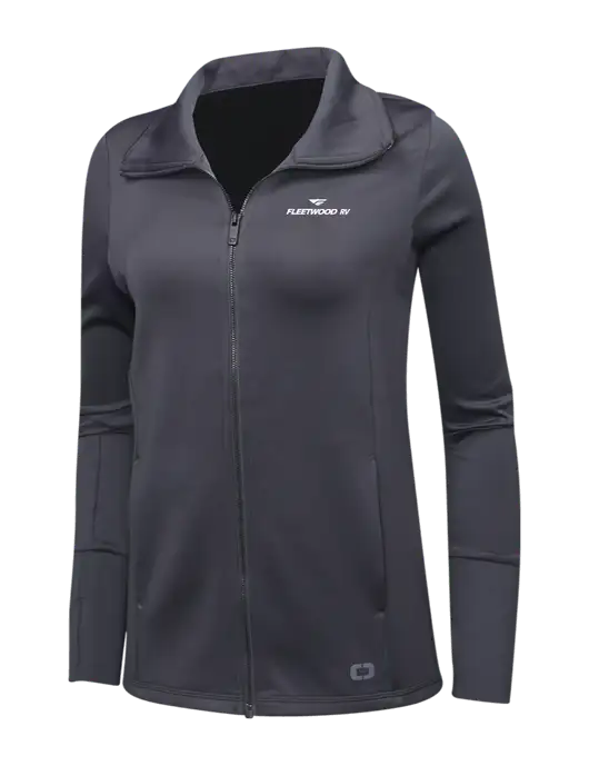 OGIO Dark Grey Womens Endurance Modern Performance Full-Zip w/Fleetwood RV Logo