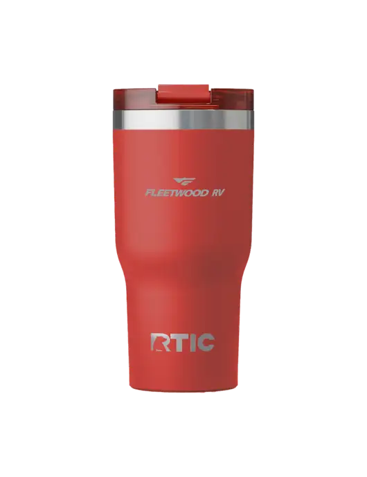 RTIC Essential 20 oz Red Tumbler w/Fleetwood RV Logo