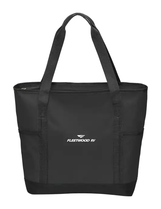 On the Go Black/Black Tote w/Fleetwood RV Logo