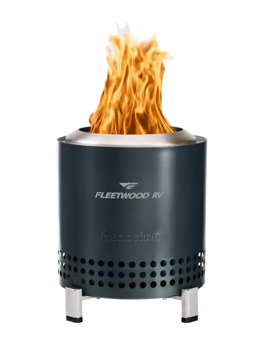 Solo Stove Gunmetal Metallic Mesa XL w/Fleetwood RV Logo