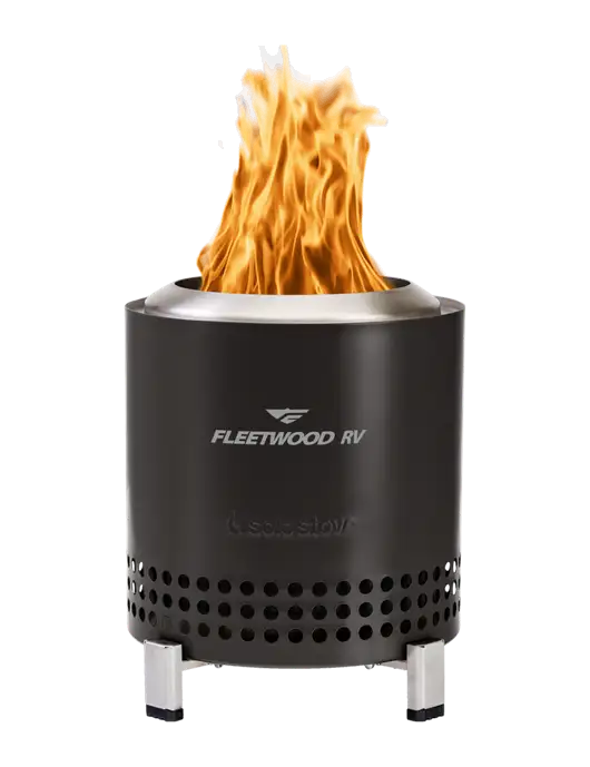 Solo Stove Black Mesa XL w/Fleetwood RV Logo