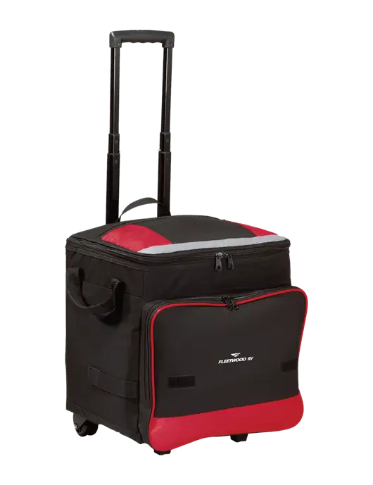 Red Rolling Cooler w/Fleetwood RV Logo
